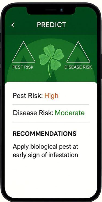 AgriBeta Phone Screen